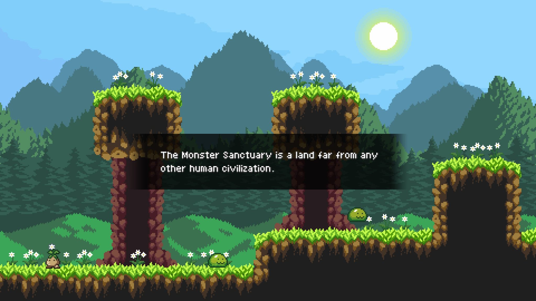 Monster sanctuary карта